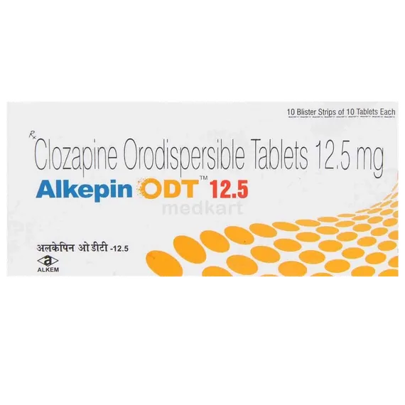alkepin odt 12.5mg tablet 10's